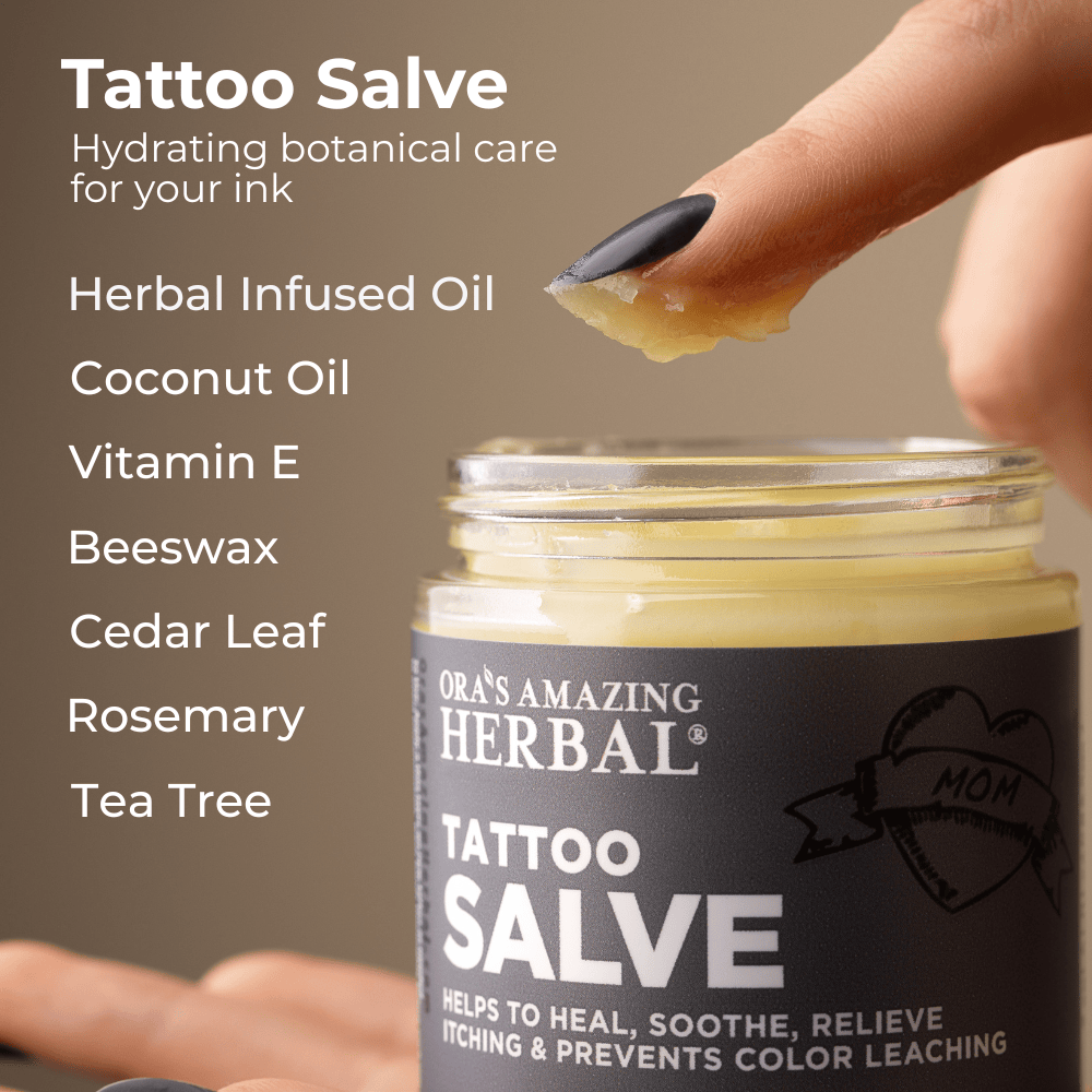 Tattoo Salve, Natural Tattoo Aftercare
