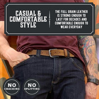 The Outrider Leather Belt