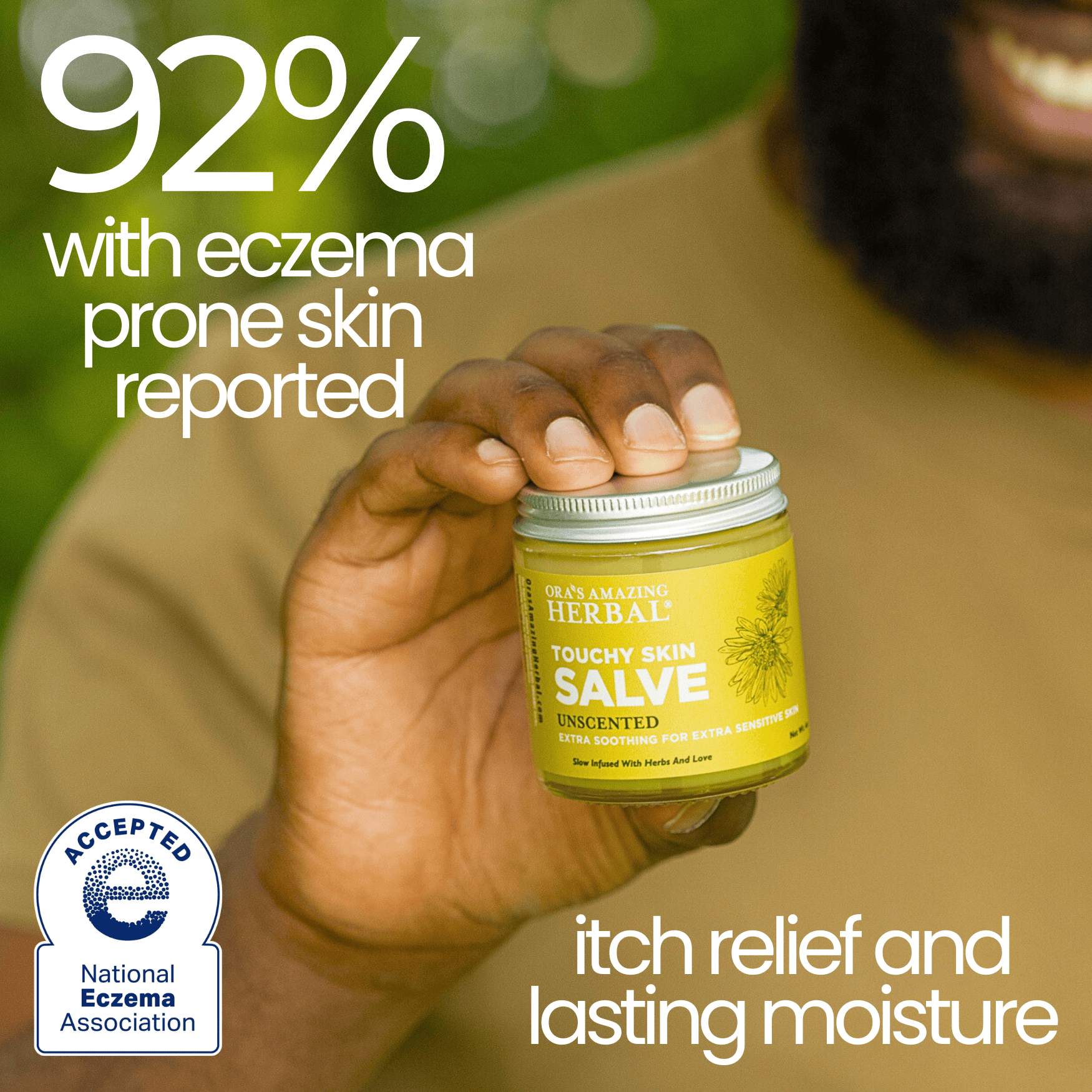 Touchy Skin Salve, Eczema Cream Ointment