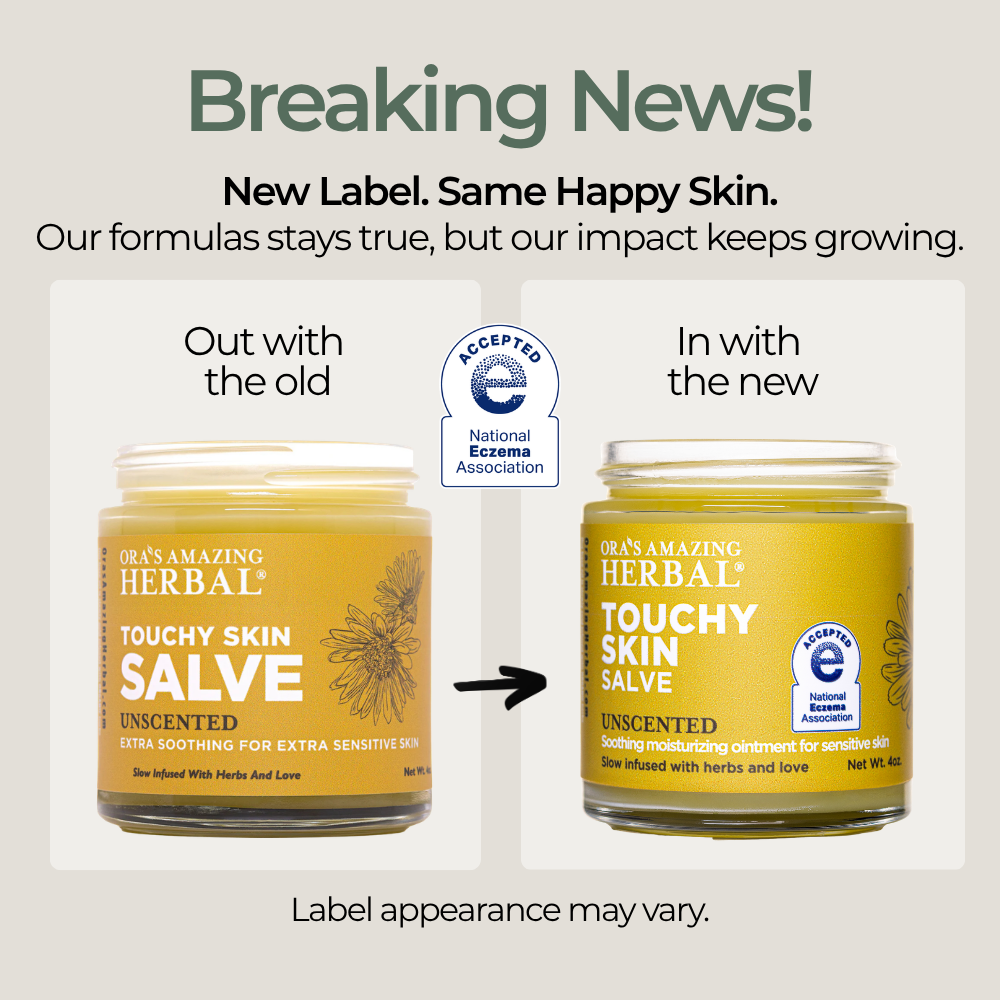Touchy Skin Salve, Eczema Cream Ointment