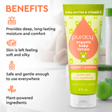 Lavender & Grapefruit Organic Baby Lotion