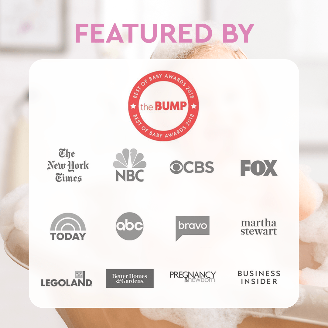 The product has been featured by The Bump's Best of Baby Awards and various media outlets, including The New York Times, NBC, CBS, Fox, Today, ABC, Bravo, Martha Stewart, Legoland, Better Homes & Gardens, Pregnancy & Newborn, and Business Insider.
