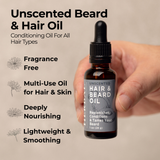 Beard and Hair Oil – Unscented