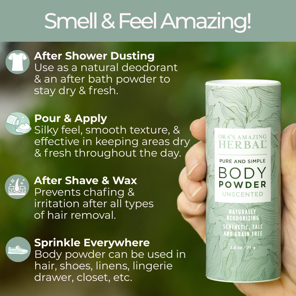 Talc Free Body Powder, Unscented