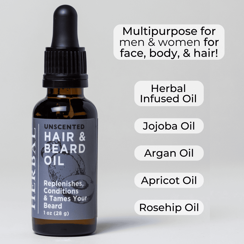 Beard and Hair Oil – Unscented