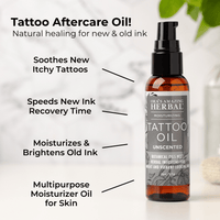 Tattoo Oil, Natural Tattoo Aftercare