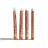 Showcase four tubes of Urb Apothecary bath soaks, including eucalyptus, lavender, rosehip, and cactus milk varieties, displayed against a white background.
