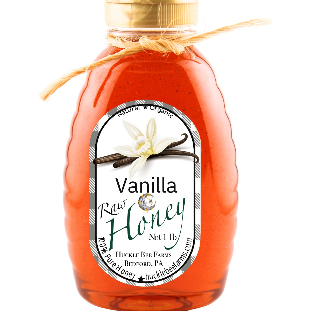 Raw Vanilla Bean Infused Honey