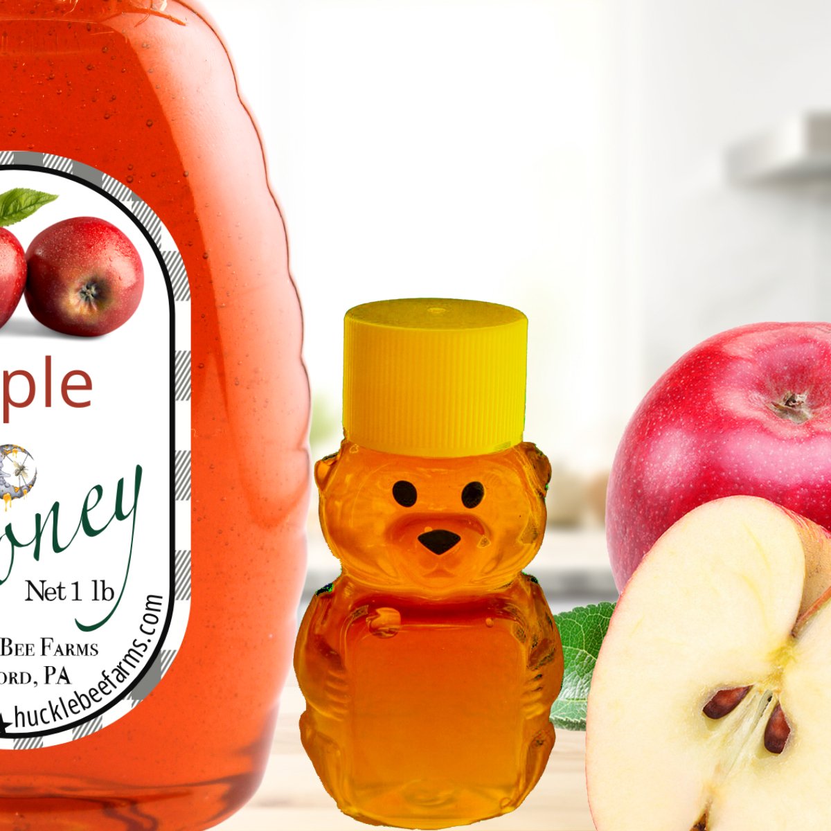 Raw Apple Infused Honey