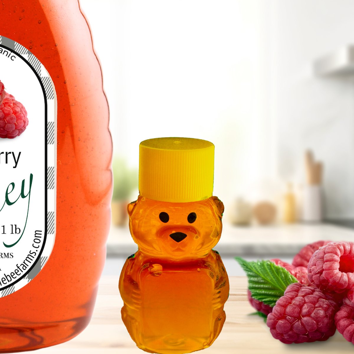 Raw Raspberry Infused Honey